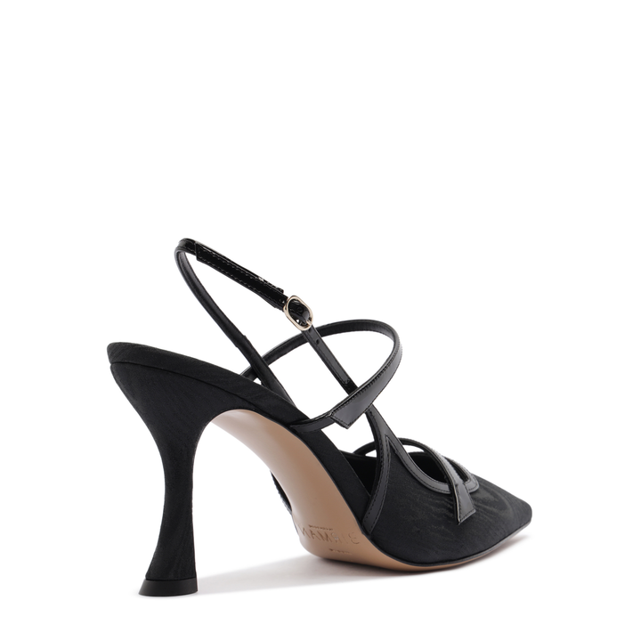 Tita Moire Pumps 85 Black