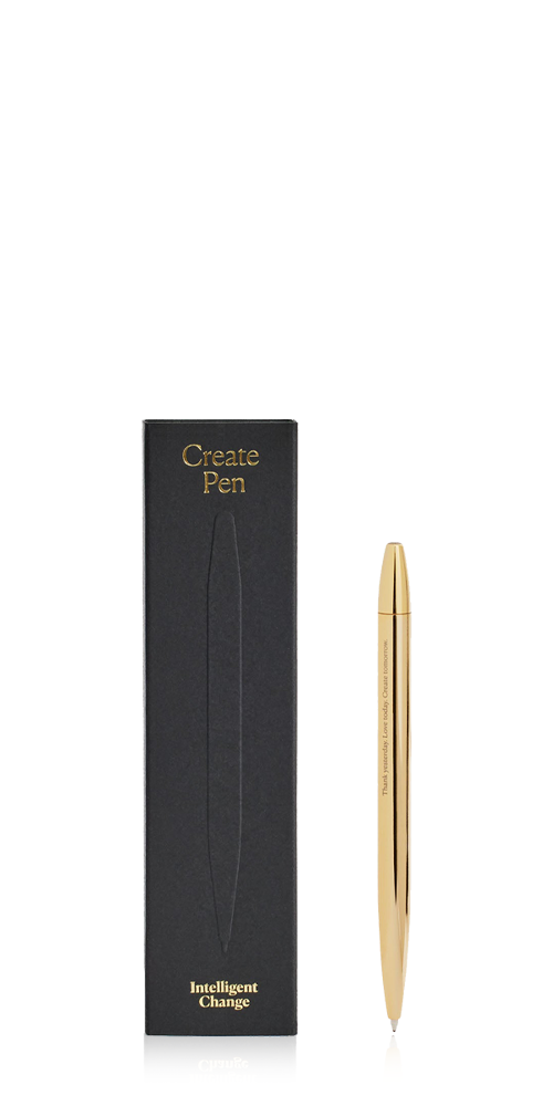 24k Gold Engraved Create Pen