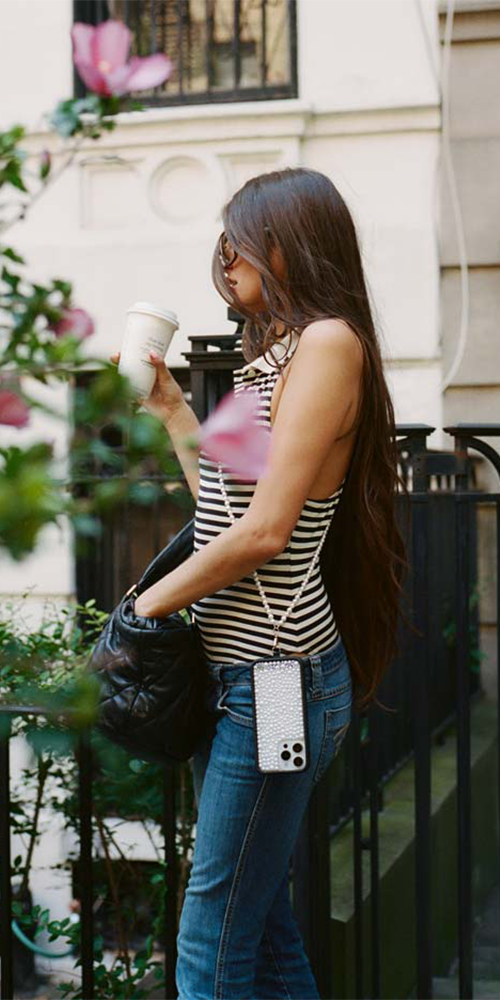Pearl Crossbody | White