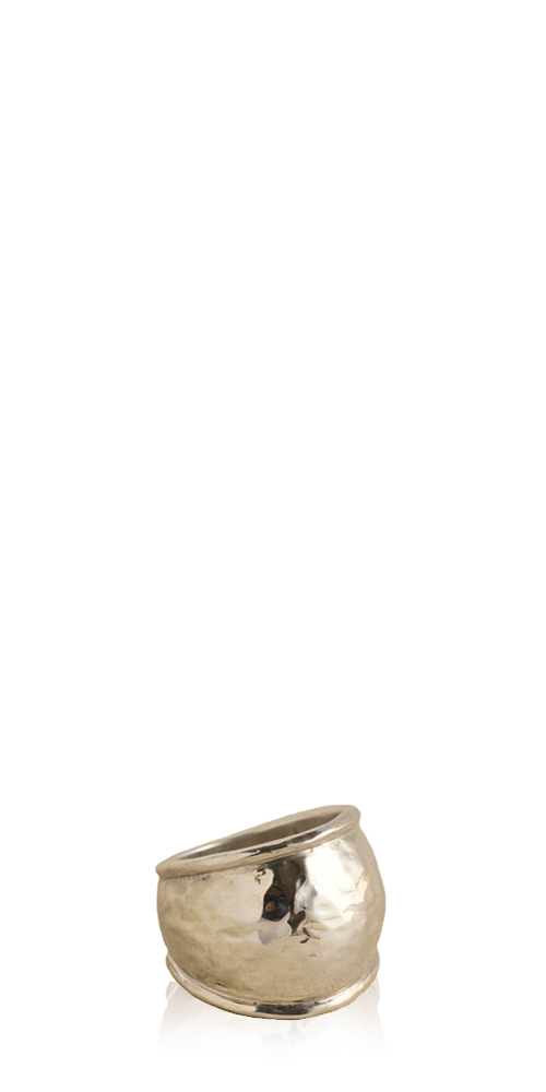 Hammered Radius Ring