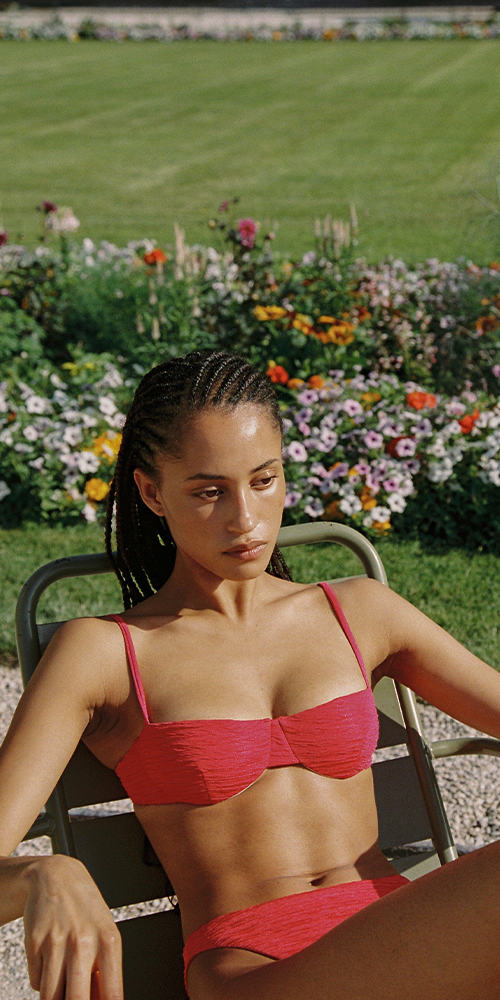 The Ingrid Top in Raspberry