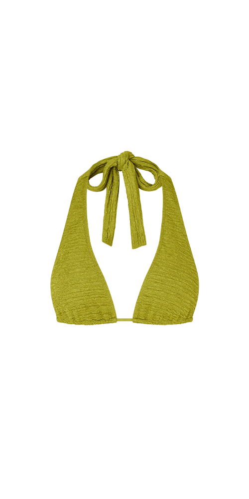 The Bette Top in Chartreuse