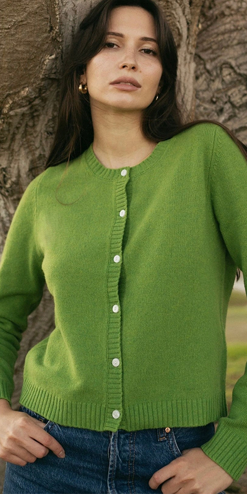 Jane Cardigan in Green