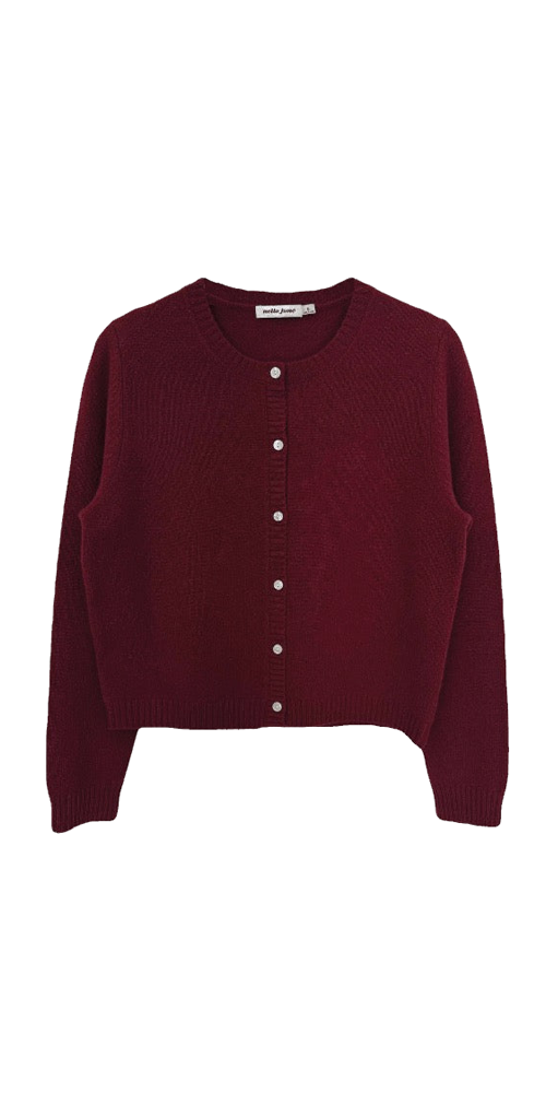 Jane Cardigan in Burgundy