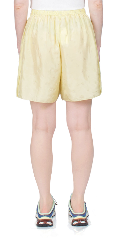 Embroidered Dot Boxers Chamomile