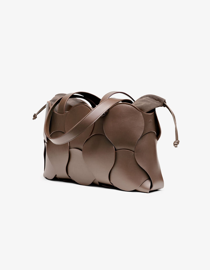 Gigi Leather Tote Fawn