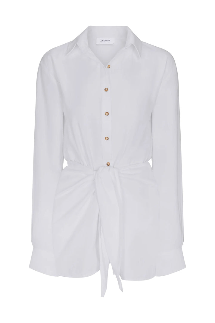 L.A. Button-Down Wrap Mini Dress