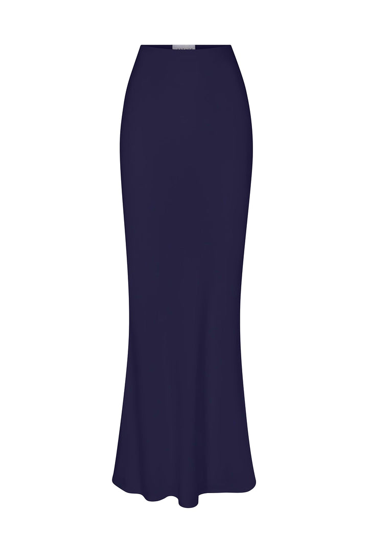 Bias-Cut Maxi Skirt