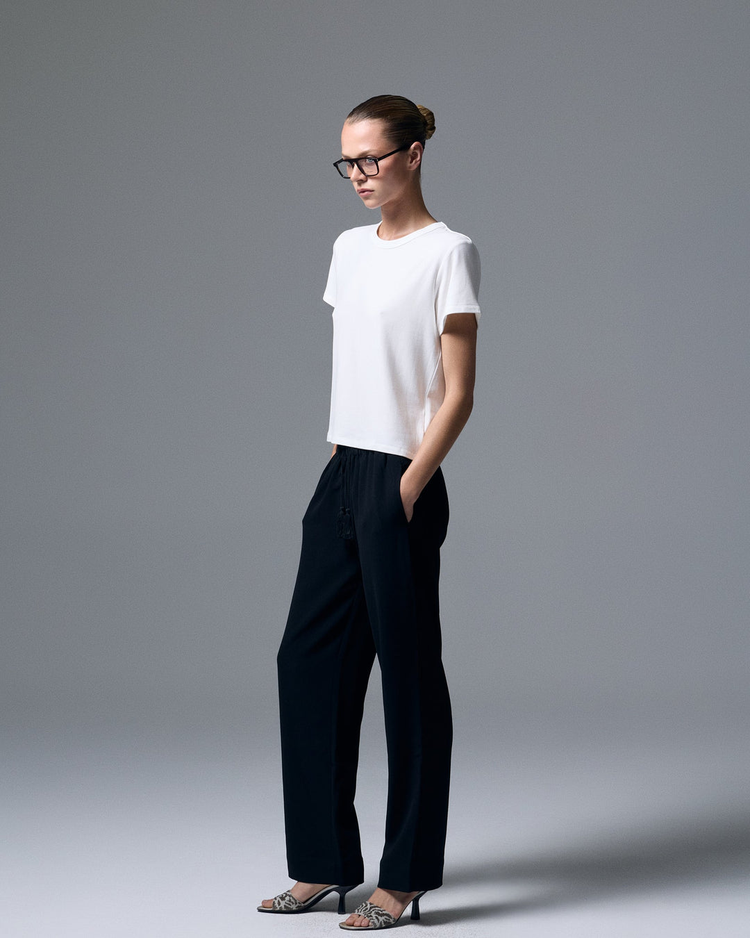 Reese Knit Tee White
