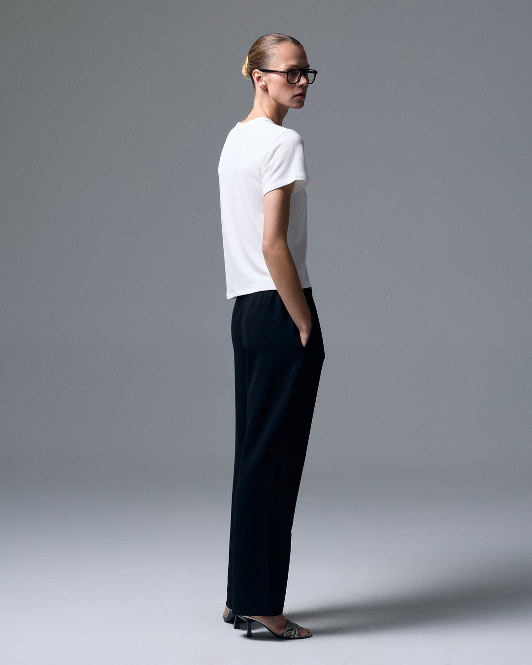 Reese Knit Tee White