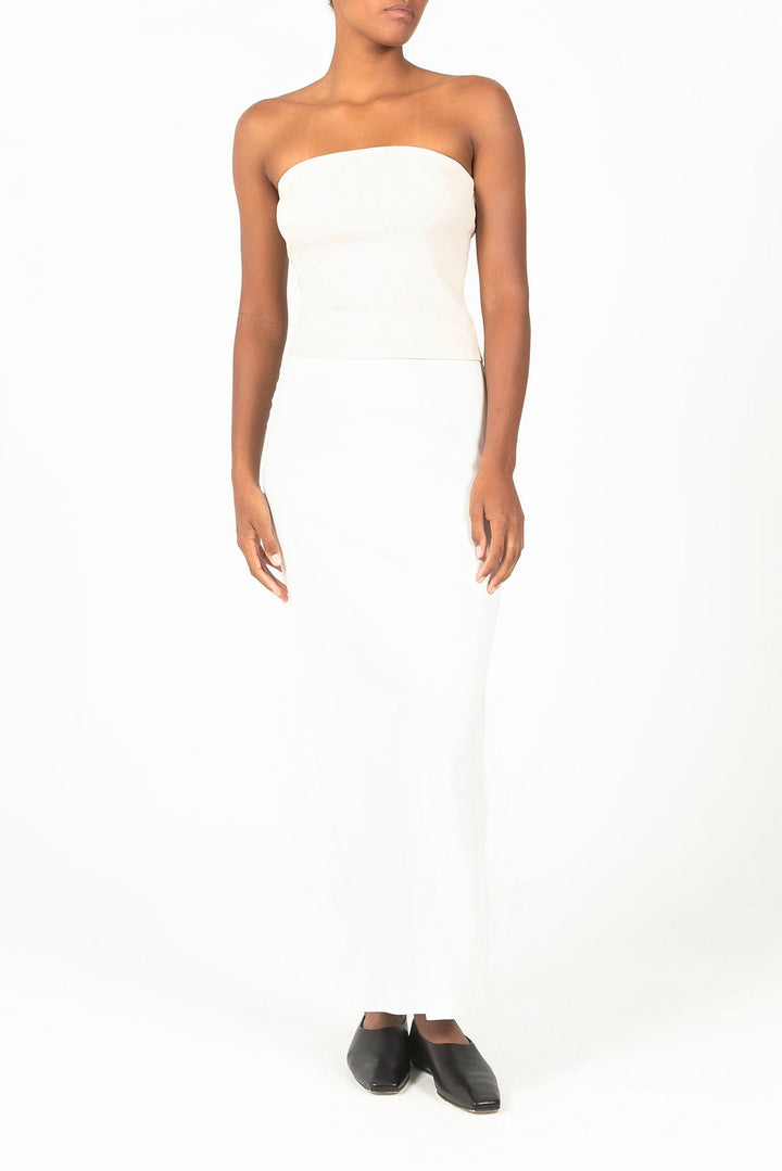 Bias-Cut Maxi Skirt