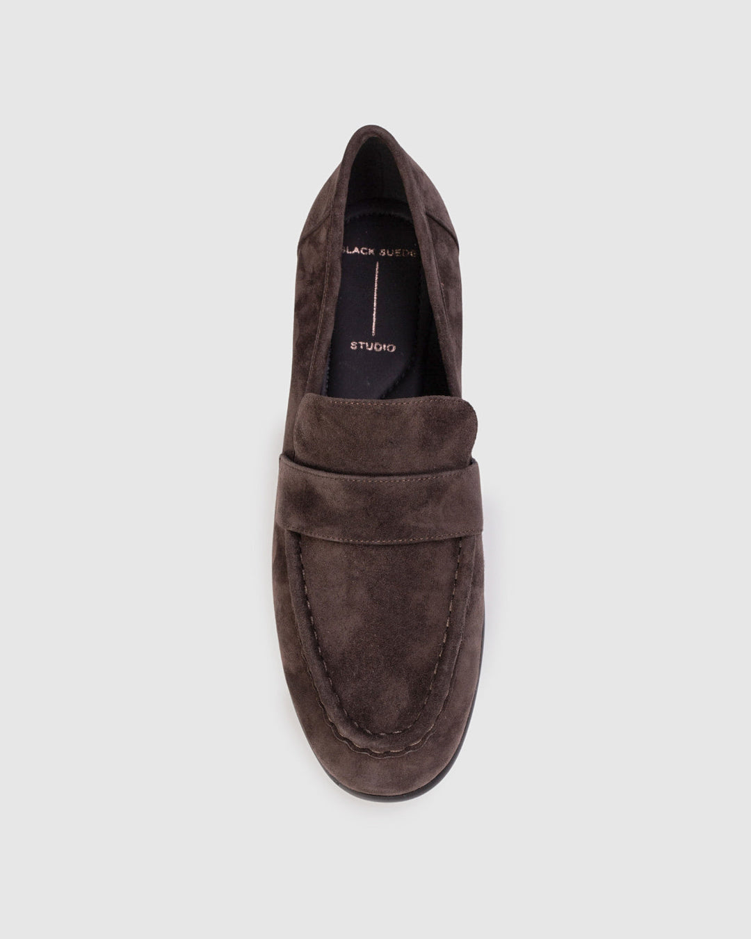 Arrow Suede Loafer Hot Fudge