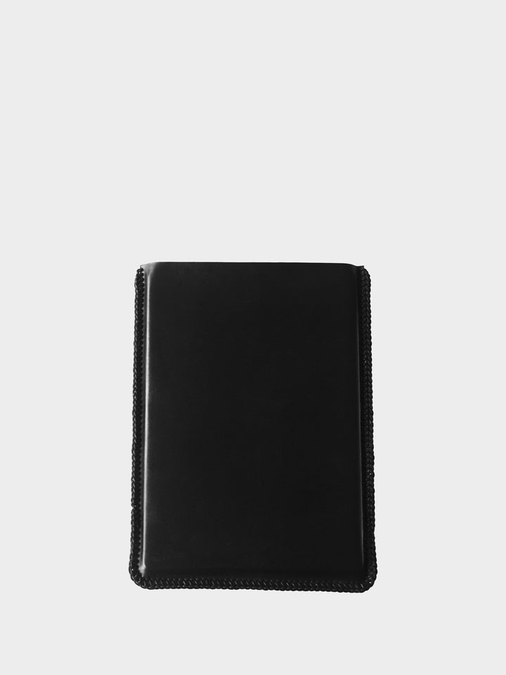 Laced Leather Laptop Sleeve