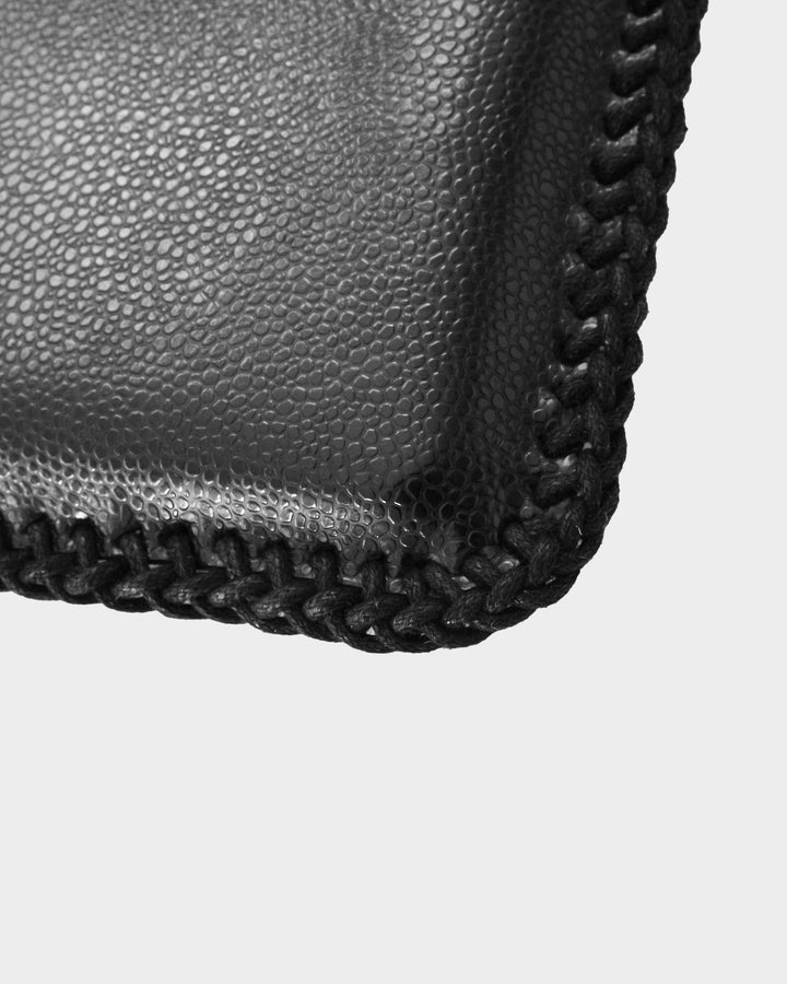 Laced Leather Laptop Sleeve
