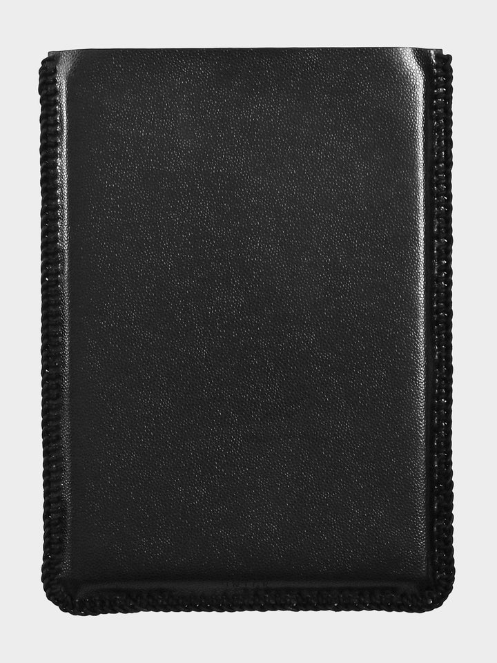 Laced Leather Laptop Sleeve