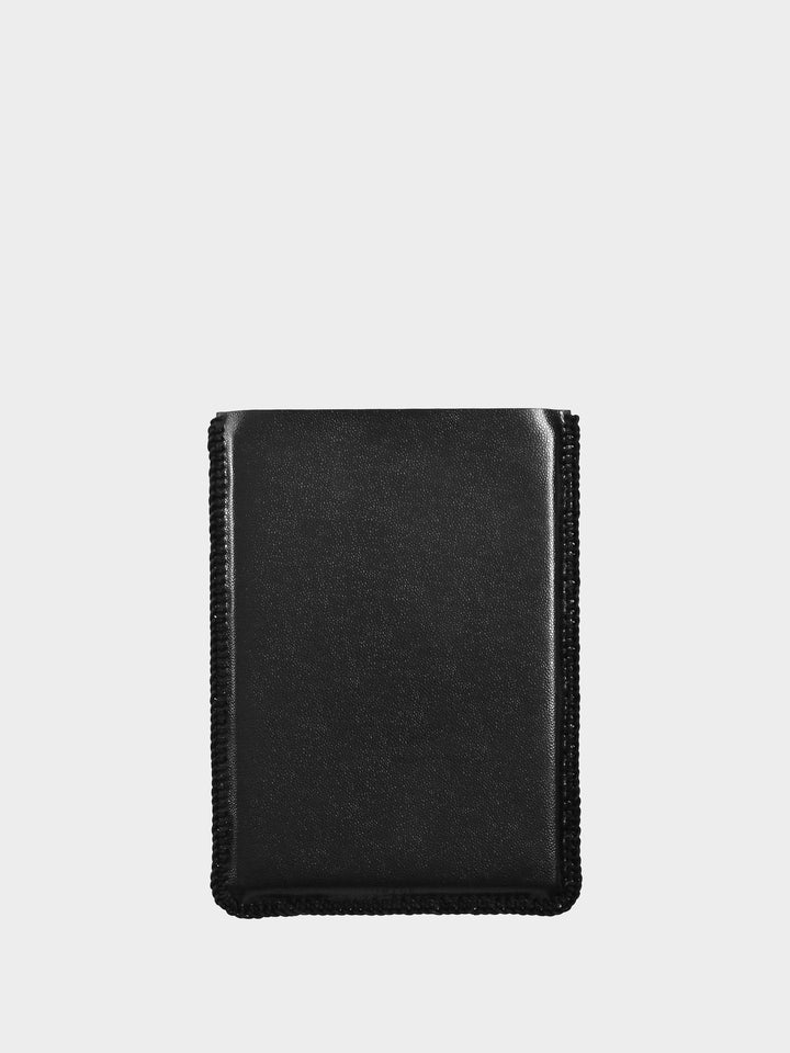 Laced Leather Laptop Sleeve
