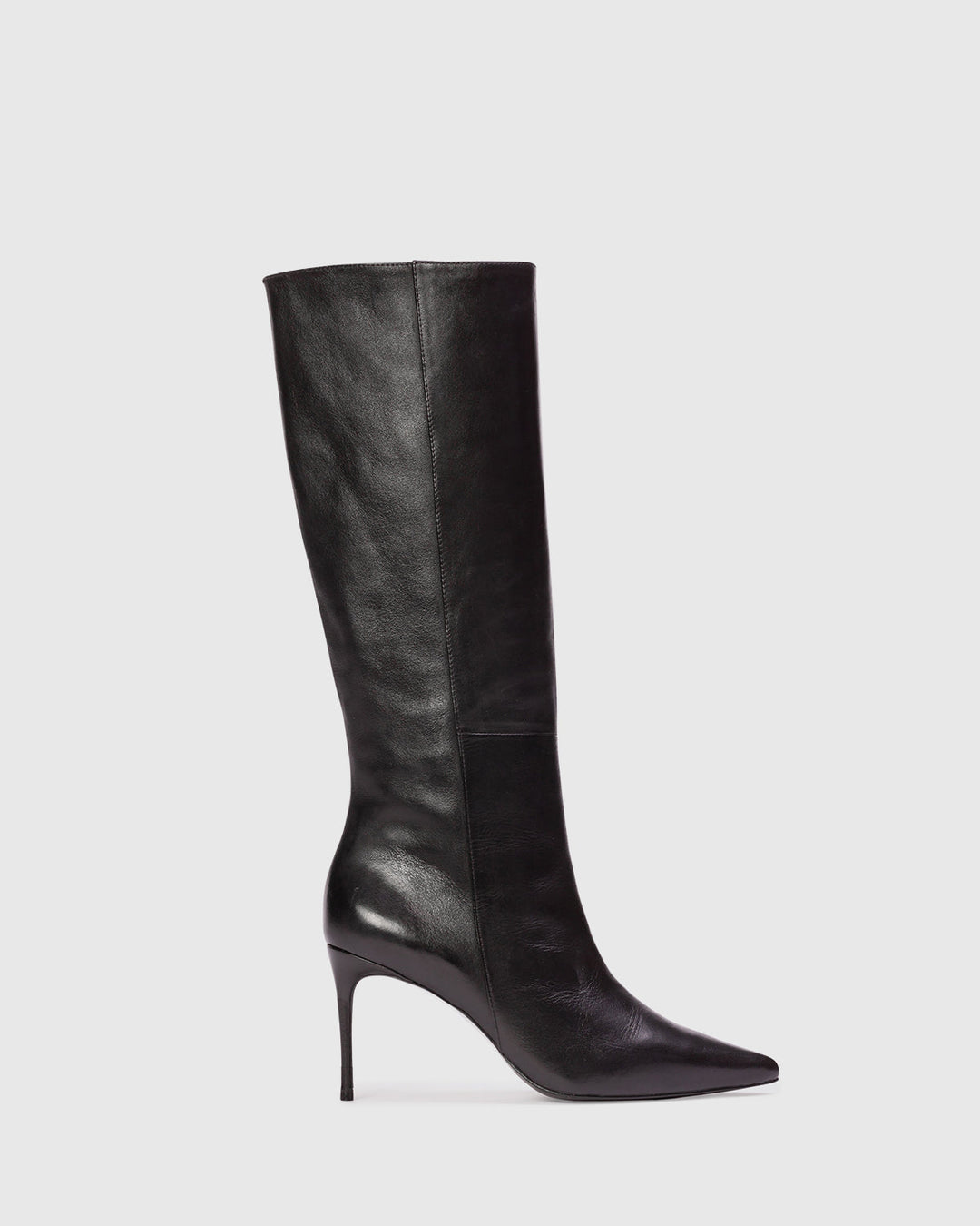 Kath 80MM Leather Boots Black
