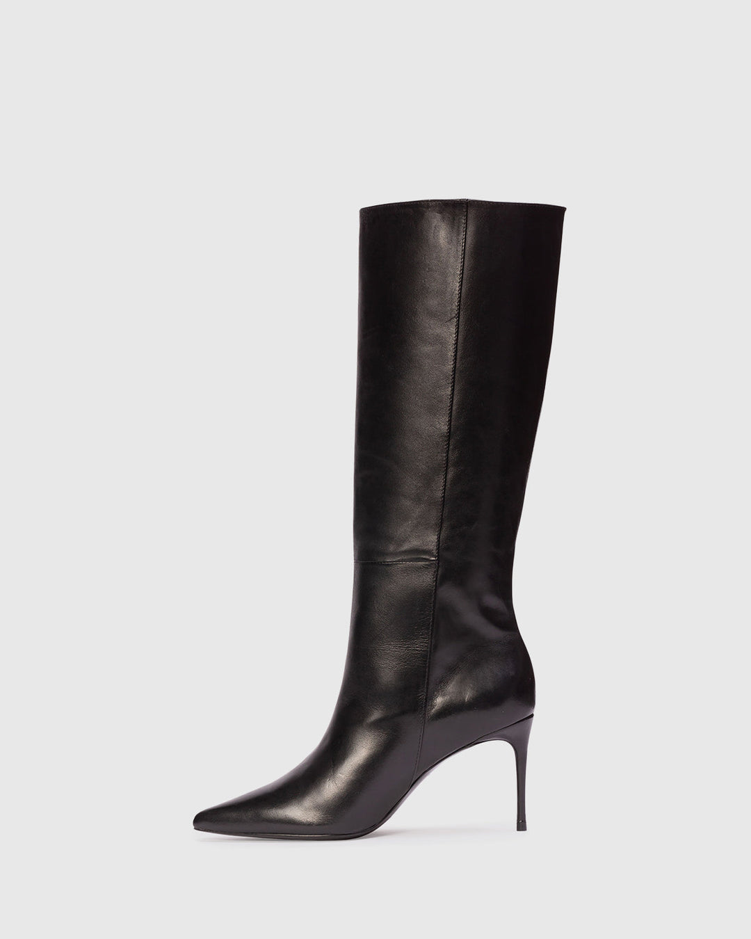 Kath 80MM Leather Boots Black