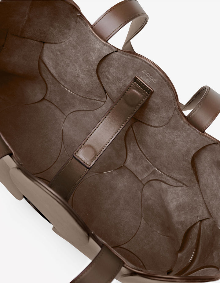Gigi Leather Tote Fawn