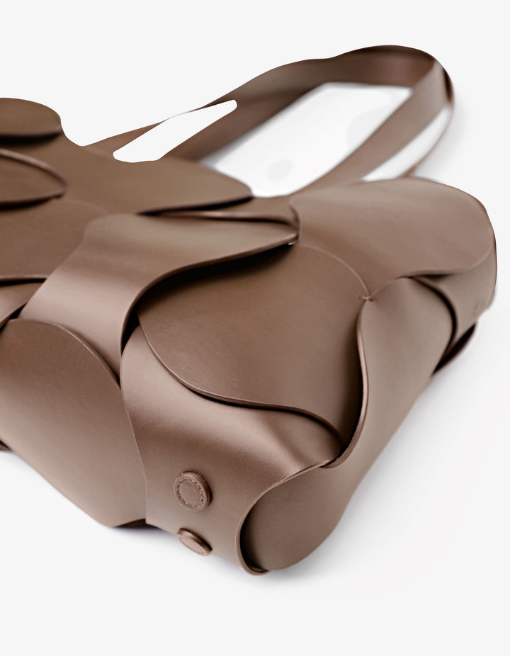 Gigi Leather Tote Fawn
