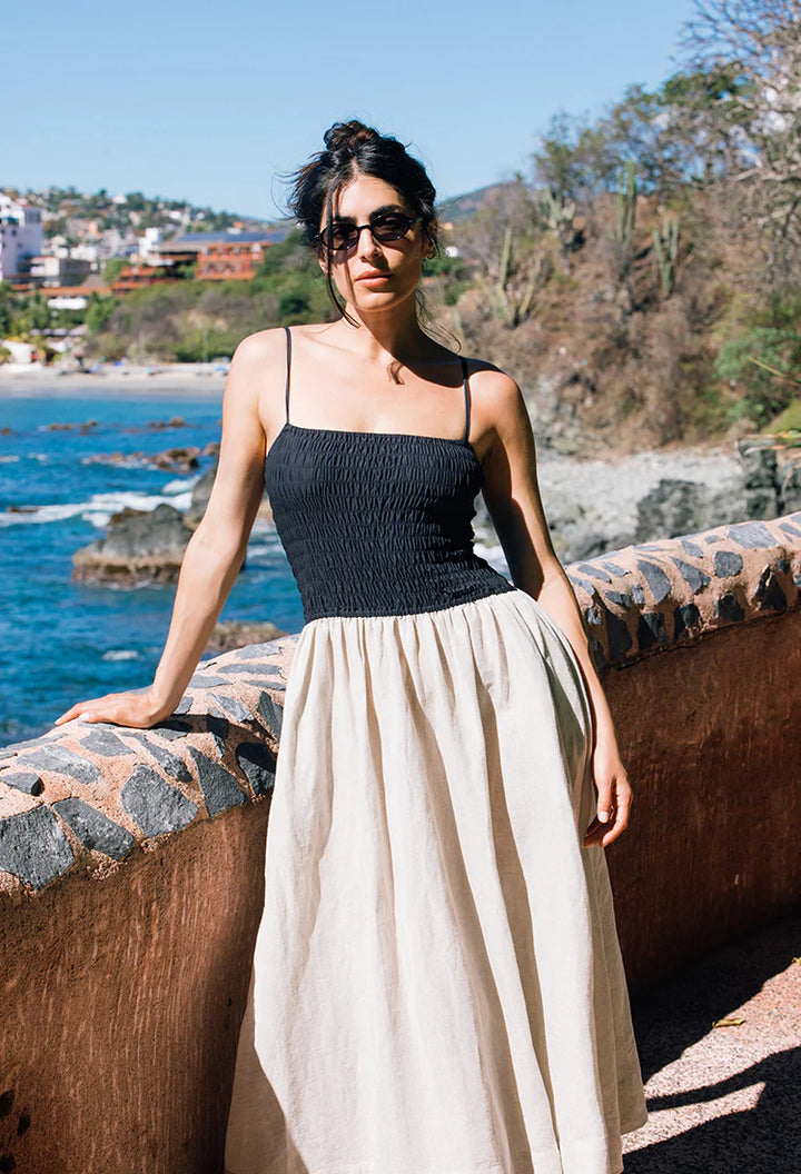 Mael Dress Oatmeal Linen