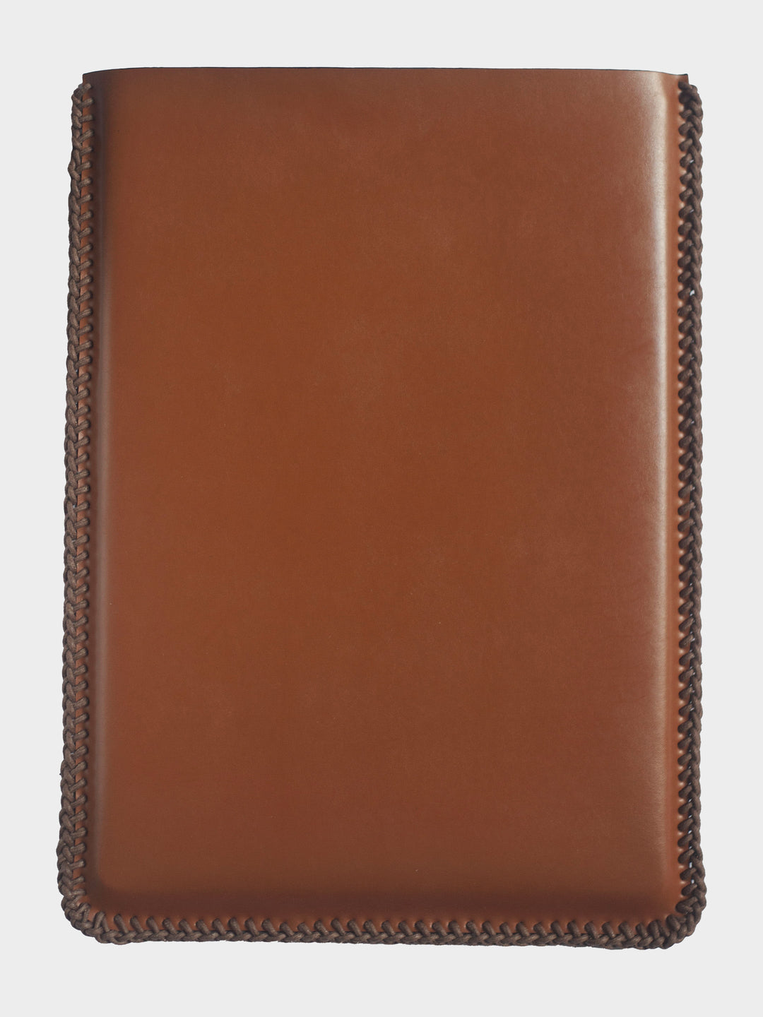 Laced Leather Laptop Sleeve