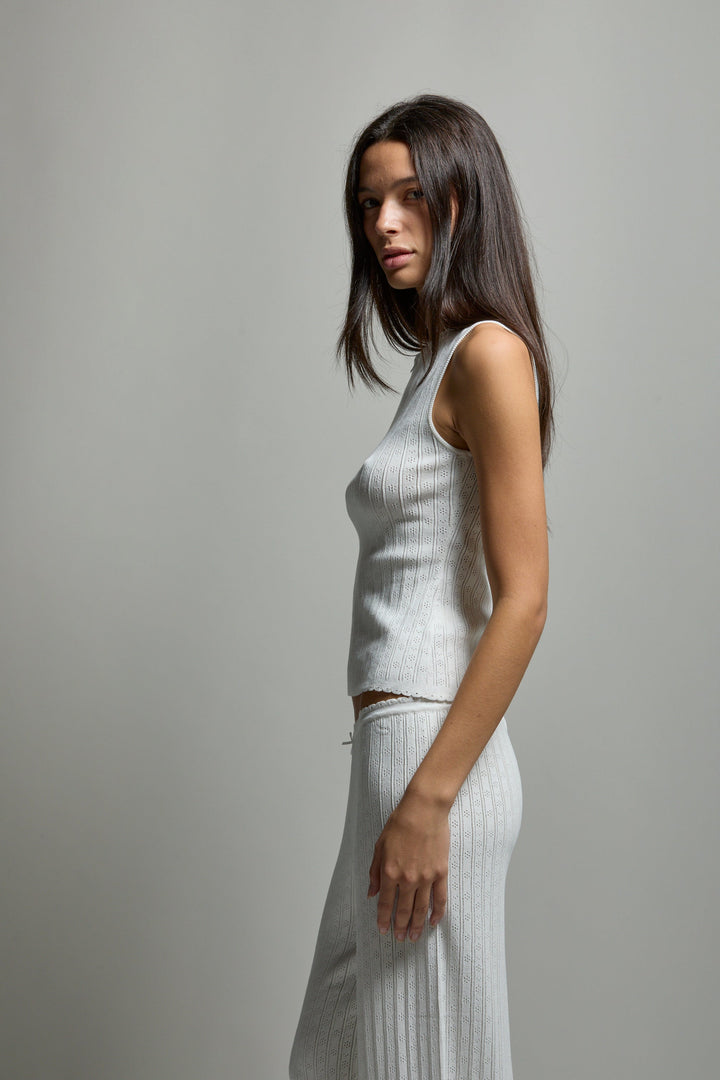 Paloma Pointelle Muscle Tank