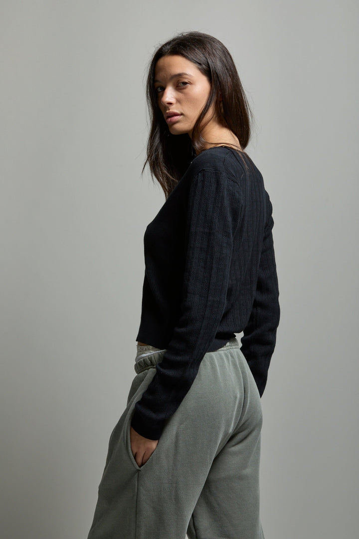 Paloma Pointelle Cardigan