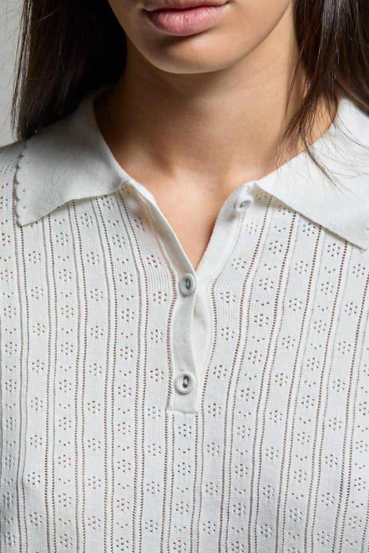 Paloma Pointelle Polo
