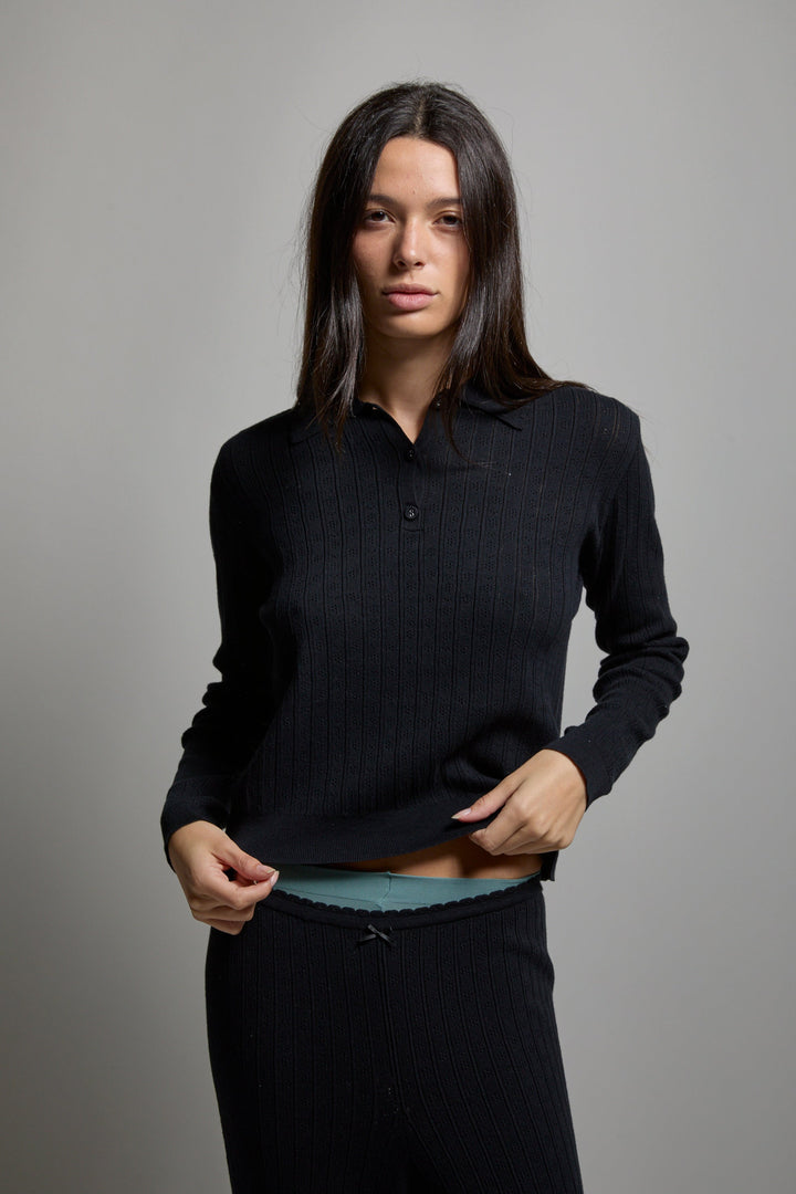 Paloma Pointelle Polo