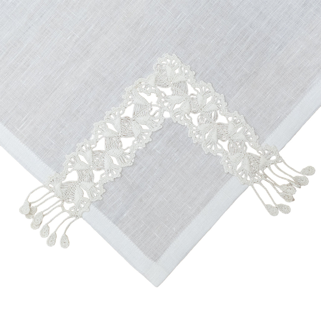 Hand Crochet Napkins, Set of 4