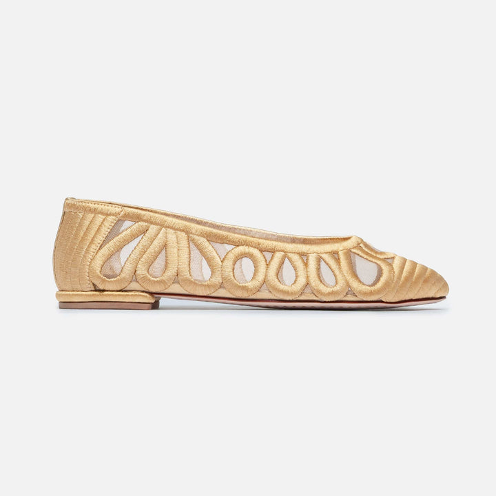 Costa Ballet Flat Gold