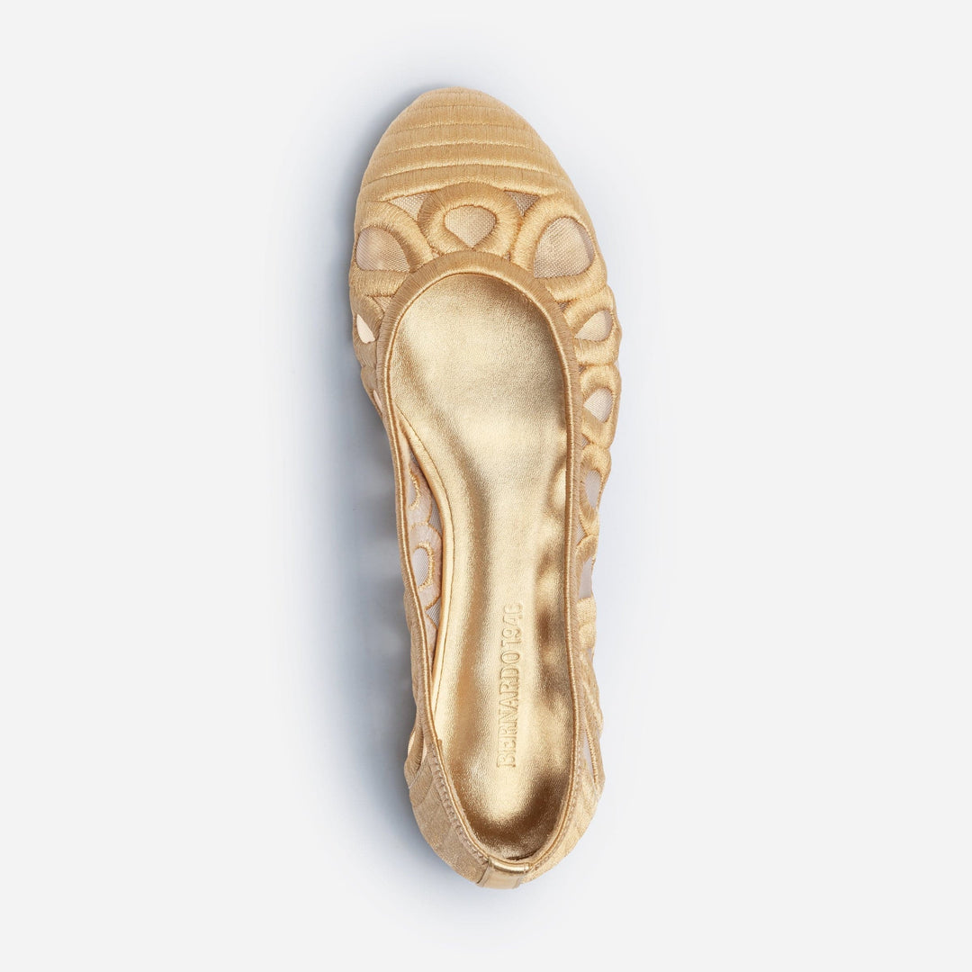 Costa Ballet Flat Gold
