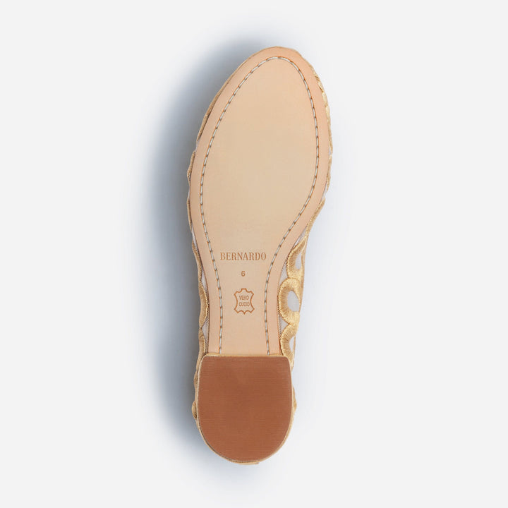 Costa Ballet Flat Gold