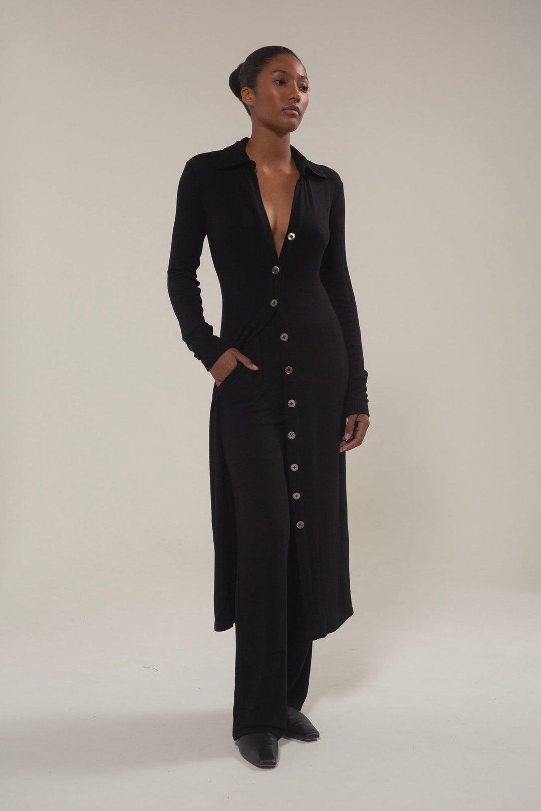 Cardigan Midi Dress