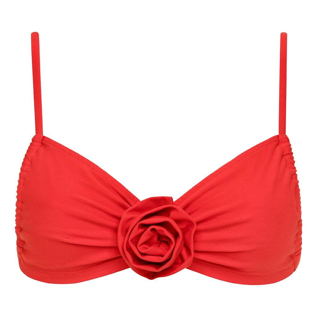 Cherry Devin Rosa Bikini Top