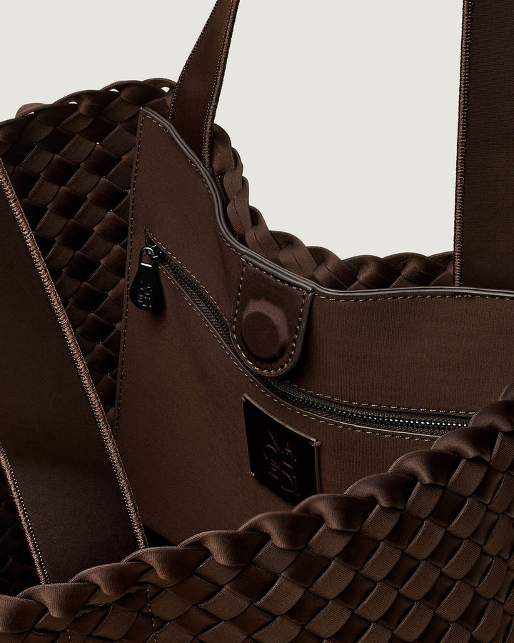 Como Shopper Tote Chocolate