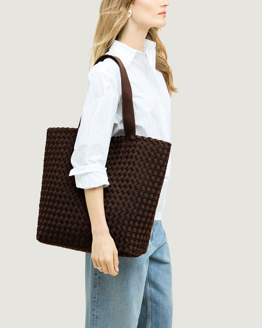 Como Shopper Tote Chocolate