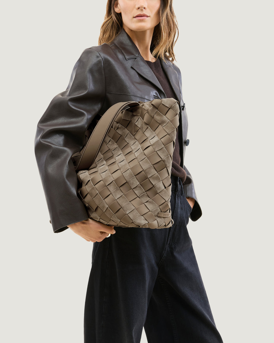 Como Shopper Tote Suede &amp; Neoprene Bluff