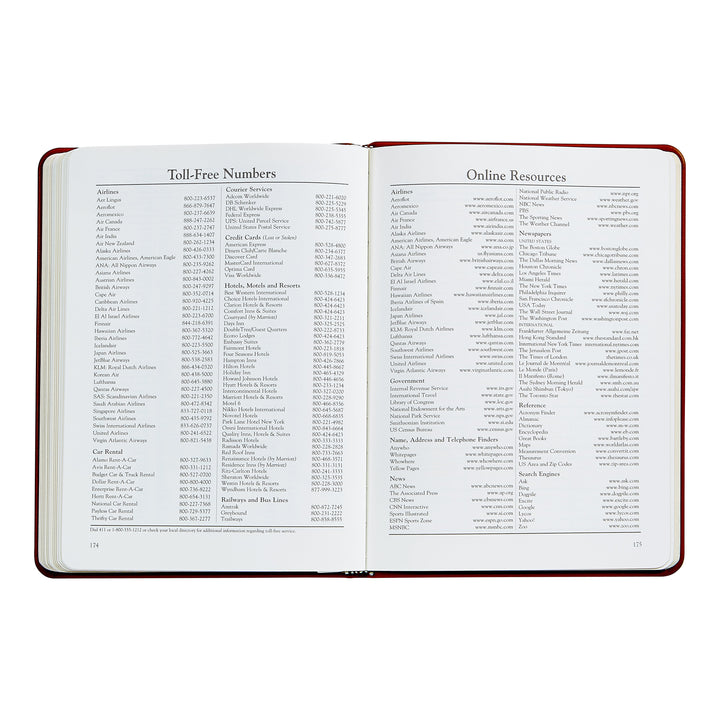 2026 Desk Diary Red