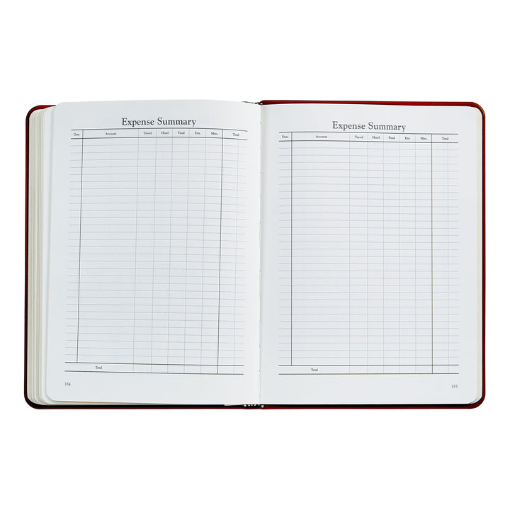 2026 Desk Diary Red