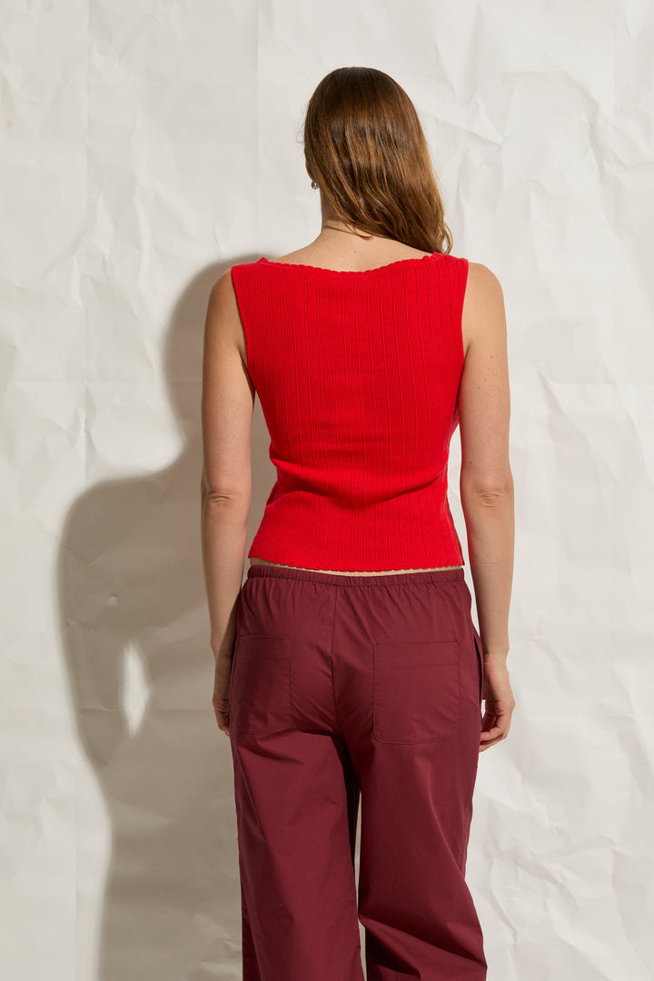 Paloma Pointelle Muscle Tank