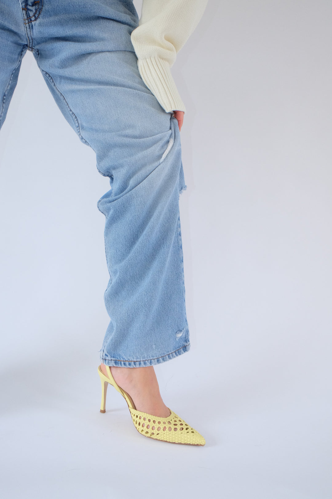 Juni Slingback Pumps Butter Yellow