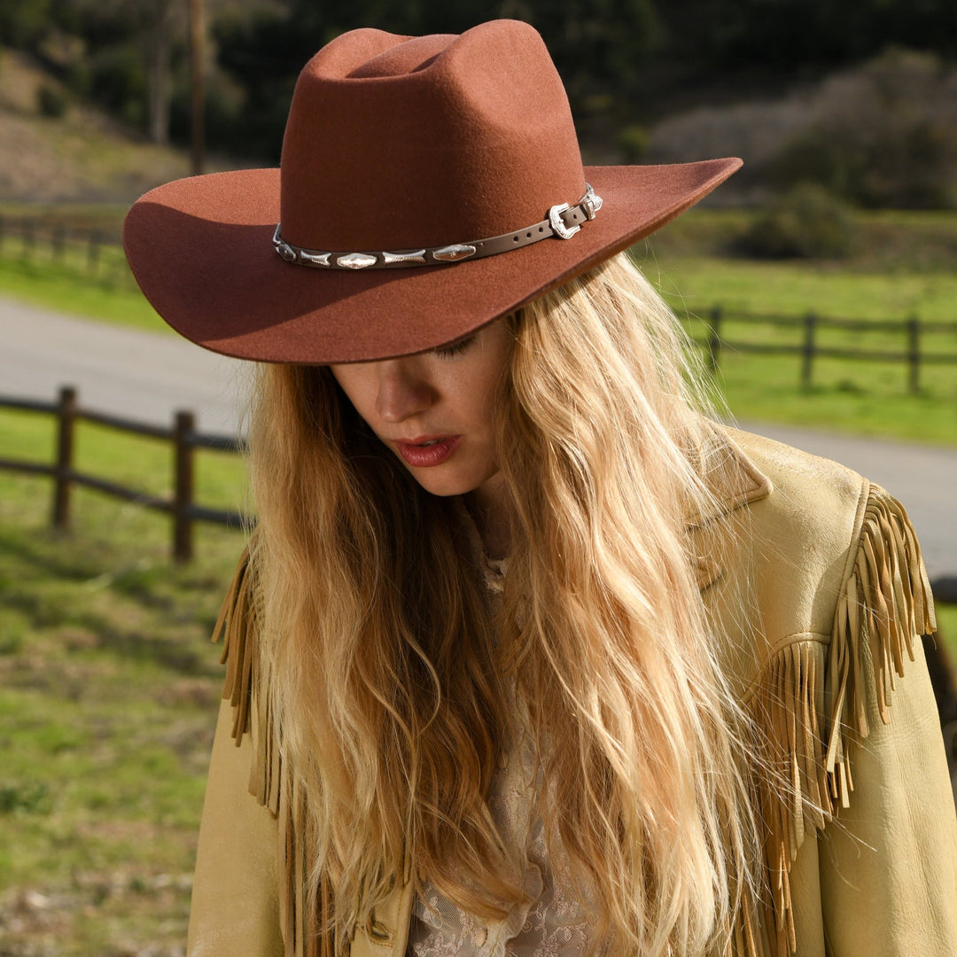 WYETH Dustin Cowboy Hat Cinnamon | Maison Rogue display picture 3