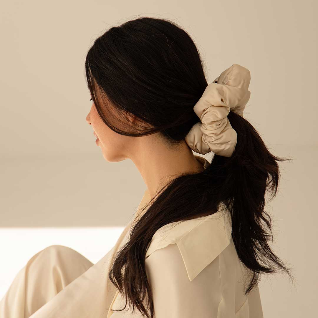 Pillow Scrunchie Dusty Gold
