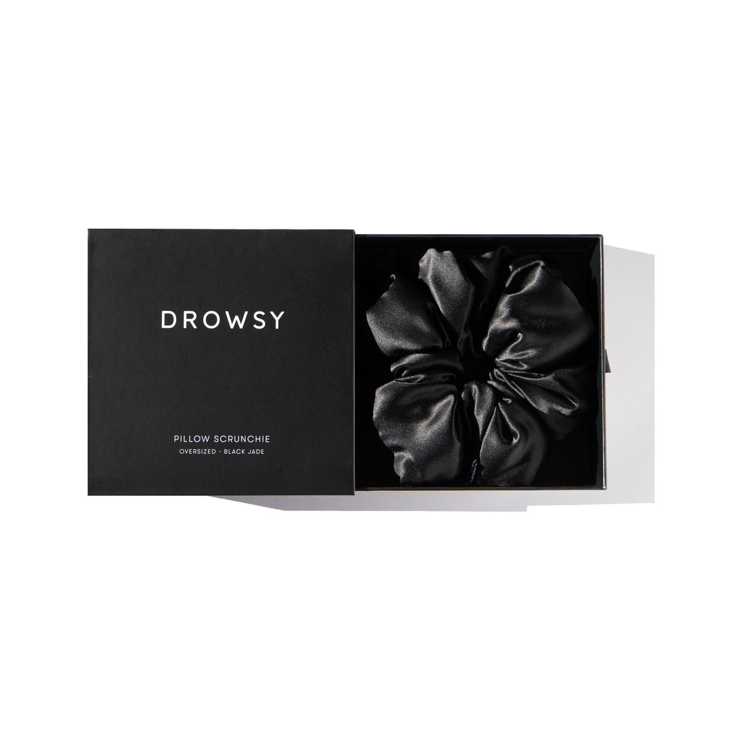 Pillow Scrunchie Black Jade