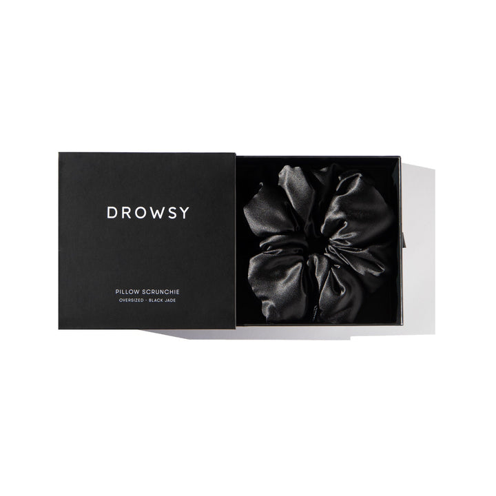 Pillow Scrunchie Black Jade