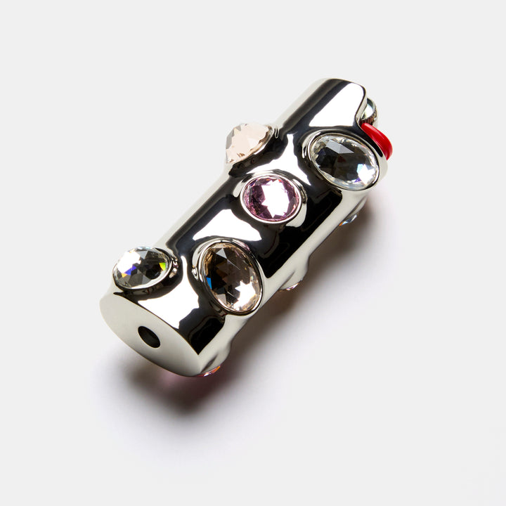 Gemstoned Lighter Case Lavender