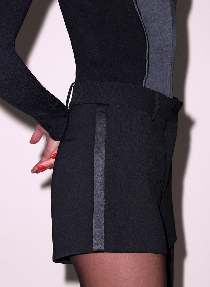 Tuxedo Shorts Black