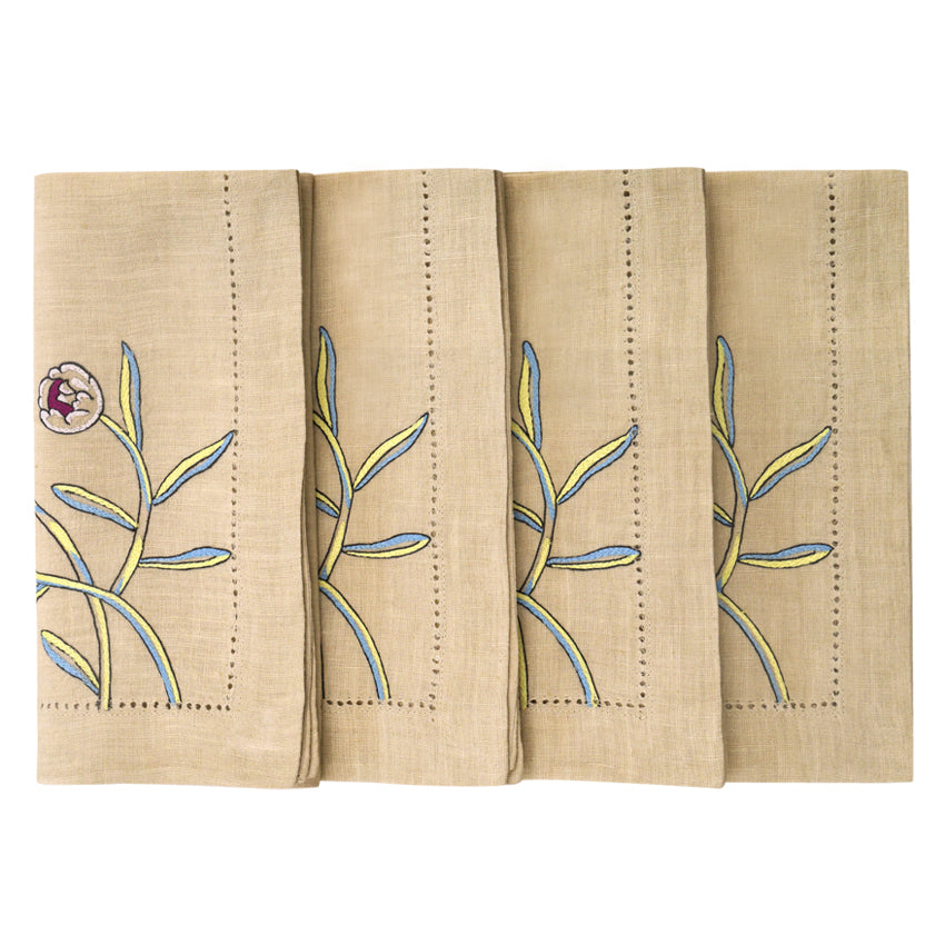 Floral Fresco Napkins, Set of 4